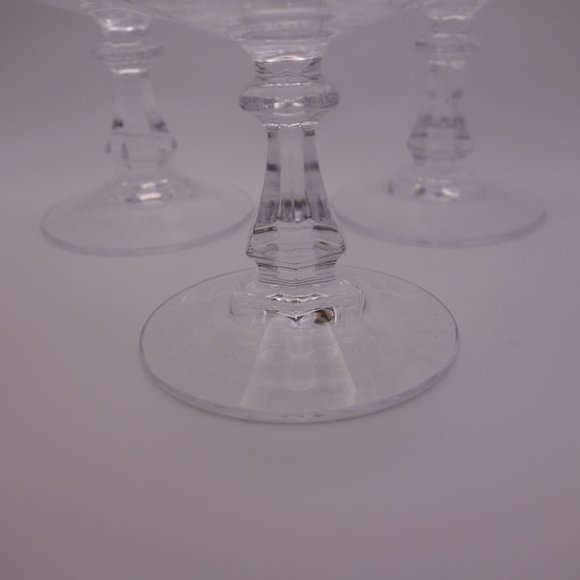 Set of Three(3) Crystal Glasses - Picture 3 of 9